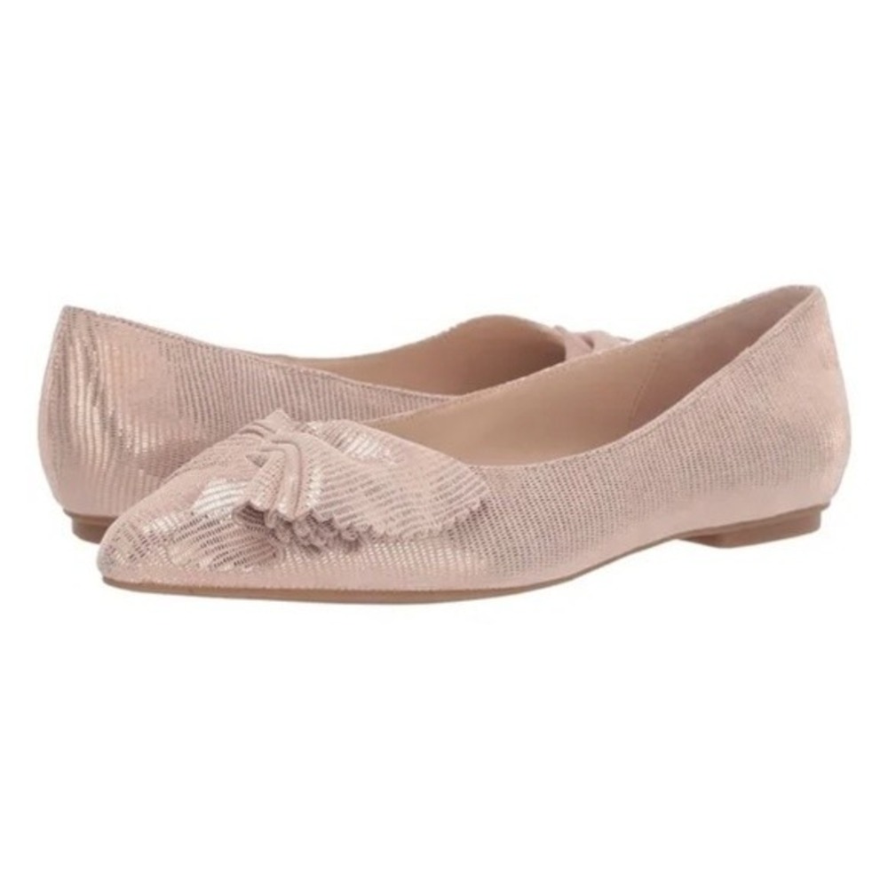 NWB Kate Spade Nance Ballet Flat in Blush Shimmer Shoes 9 - Picture 2 of 9